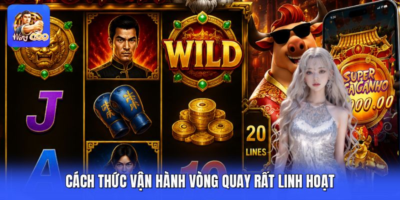 Cách thức vận hành vòng quay rất linh hoạt