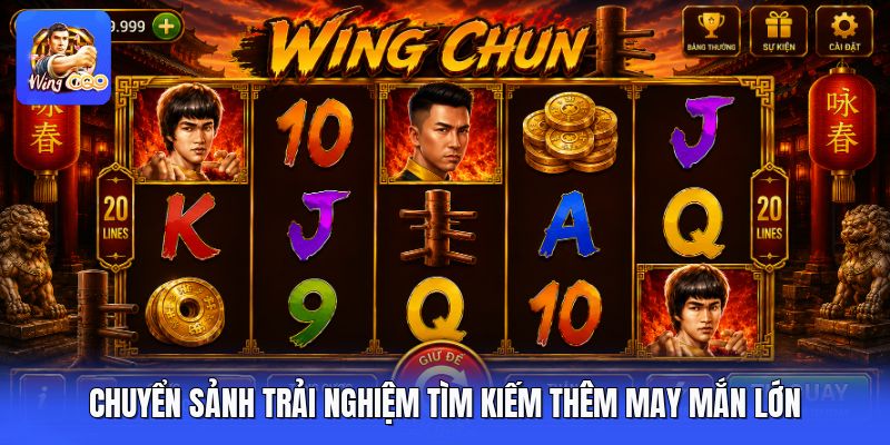 Chuyển sảnh trải nghiệm tìm kiếm thêm may mắn lớn