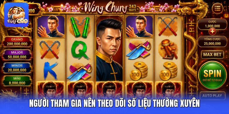 Người tham gia nên theo dõi số liệu thường xuyên