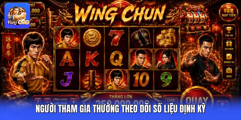 Người tham gia thường theo dõi số liệu định kỳ