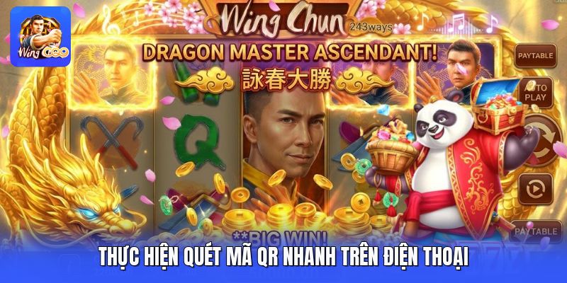 Thực hiện quét mã QR nhanh trên điện thoại