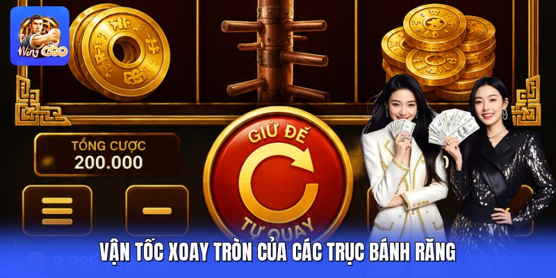 Vận tốc xoay tròn của các trục bánh răng